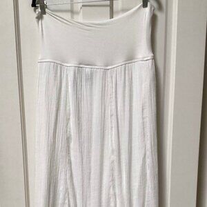 Apt.9 White Lace Midi Skirt, size XL